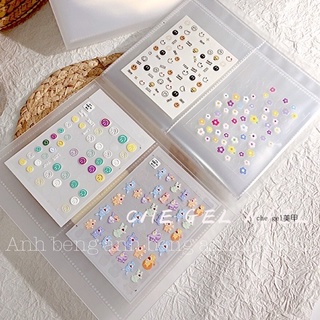 Sổ đựng sticker nail trong suốt