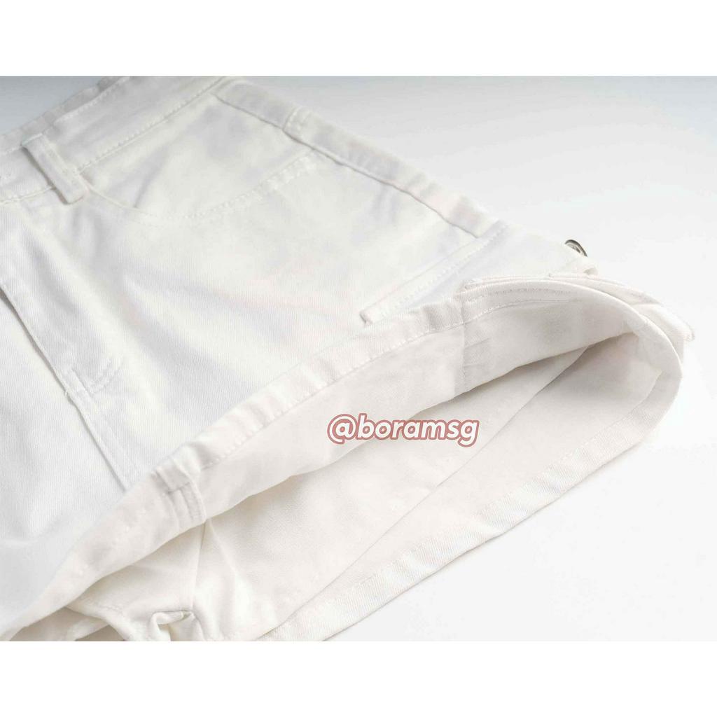 Chân váy túi hộp, chân váy kaki chữ A co giãn BORAM SG (có quần trong)