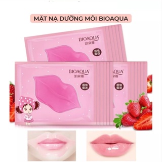 Combo 10 Mặt nạ môi Bioaqua dưỡng môi hồng tự nhiên, dưỡng ẩm hiệu quả