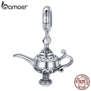 Mặt Dây Chuyền Bamoer Hình Đèn Thần 3d Độc Đáo bạc 925