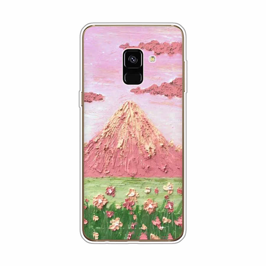 Ốp Điện Thoại TPU Dẻo In Họa Tiết Độc Đáo Thời Trang Cho Samsung Galaxy A8 plus 2018 A6 2018 plus