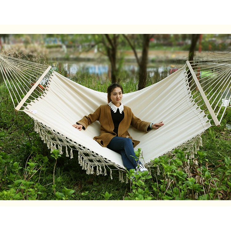 Võng Ngoài Trời, Võng Macrame, Võng Treo Ngoài Biển Đan Thủ Công Siêu To 140x200cm