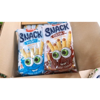 Bánh Snack Ống Quế Nhân Kem Tươi Socola và Sữa Akado | Shopee Việt Nam