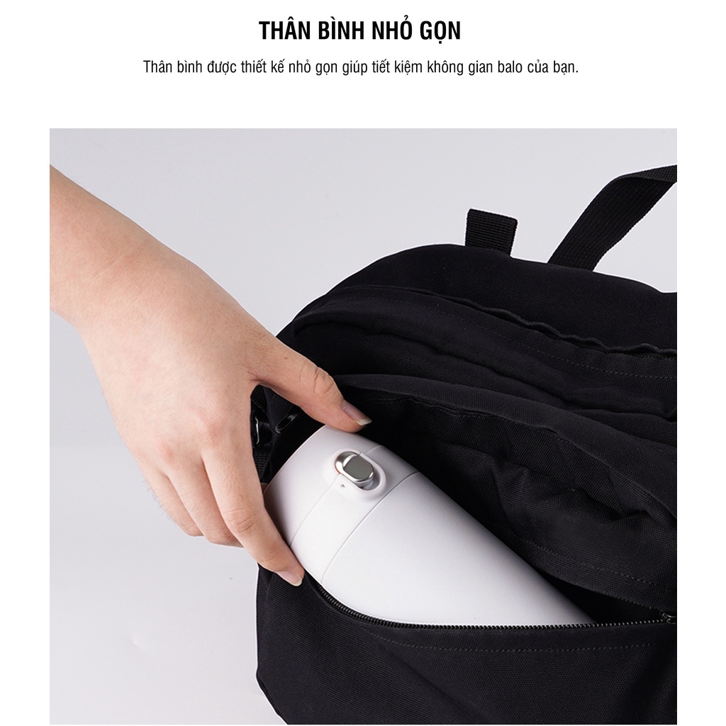 Ảnh Bình giữ nhiệt LocknLock 500ml Featherlight One Touch Tumbler LHC3257 , mở nắp một chạm - K-MALL 3