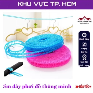 Dây phơi quần áo, phơi đồ có móc treo thông minh