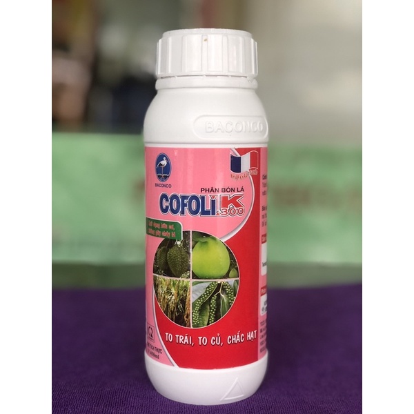 Phân bón lá Cofoli K300 | Cty Baconco | chai 450ml | Shopee Việt Nam