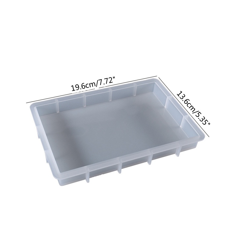 Khung ảnh vuông hình chữ nhật silicon nhựa, dụng cụ DIY thủ công và trang trí nhà