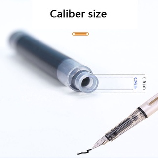 Set 50 Bút Mực Thay Thế 3.4mm Màu Đen/Xanh Dương/Đỏ/Đỏ 12 Màu Tùy Chọn Tiện Dụng