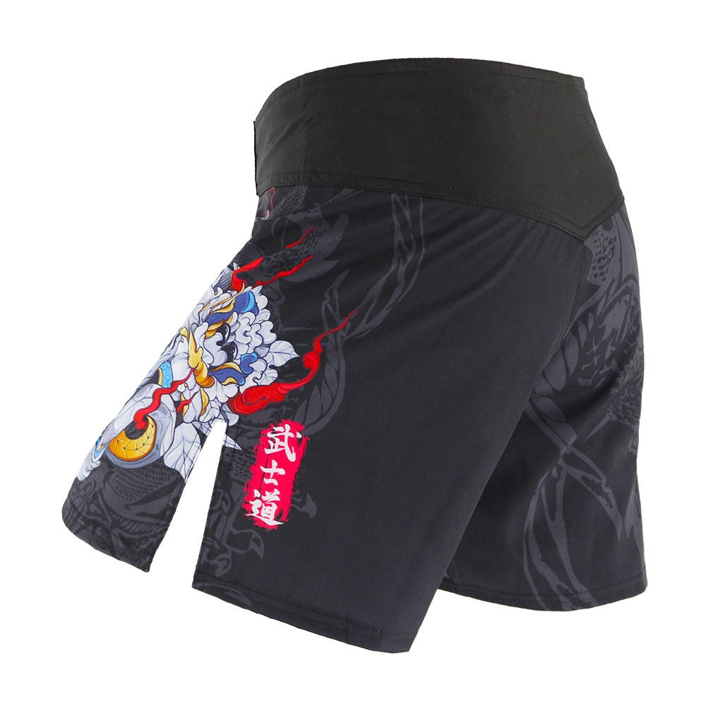 MMA Jujitsu Chiến Đấu Mạnh Mẽ Chiến Đấu Nam Quyền Anh kickboxing MMA Quần Short Hổ Ngắn Muay Thái Quyền Anh Quần Short sanda Mma