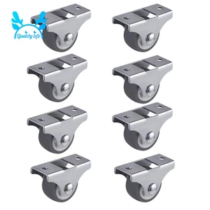 Set 8 bánh xe lăn 1 inch bằng TPE không trượt nhẹ nhàng và êm ái