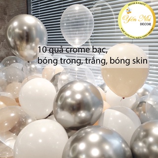 Mix 10 bóng trang trí sinh nhật, trang trí tiệc cưới siêu đẹp, Yến Nhi Shop
