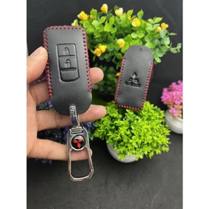 Bao da bảo vệ chìa khoá xe hơi Misubishi TRION XPANDER OUTLANDER ASX 2021 2020