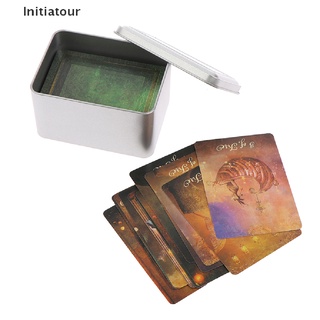 Hộp lưu trữ thẻ thiếc 110x80x65mm Bộ sưu tập thẻ trò chơi Bói toán