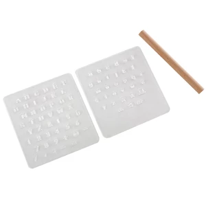GODD 3 Chiếc Leathercarft Stamping Tool Set Tay Cầm Dập Cho Da Thủ Công Punch