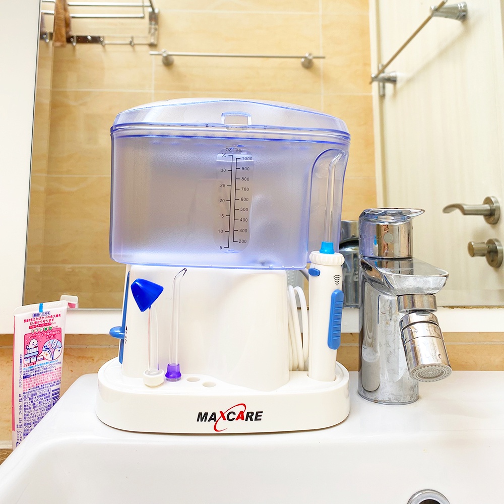 Ảnh Máy tăm nước gia đình Maxcare Max456L Nhật Bản - Tặng 11 đầu tăm nước - BH chính hãng 12 tháng 4