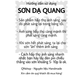 Sơn dạ quang phát sáng trong bóng tối