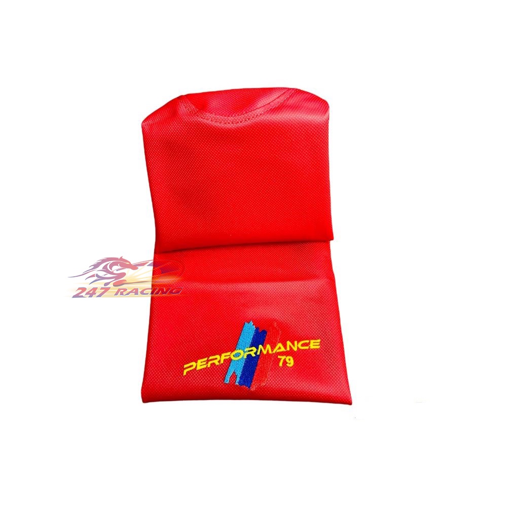 Da Yên Đỏ 3D Thêu Performance gắn nhiều loại xe máy Sirius,Exciter,Winner,Satria,Wave,Dream