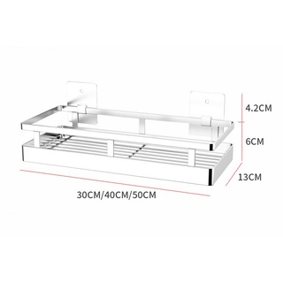 Kệ đựng gia vị Inox SUS 304 dán tường gạch men - Kệ nhà bếp, phòng tắm dán tường