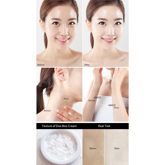 Kem dưỡng trắng da Doo To The Boo Cream giúp trắng da căng bóng- Út store