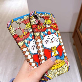 Ốp MÈO TẾT hot 2025 " TIỀN ĐẦY KHO " VIỀN DẺO cho iPhone 6 -> 16 Promax (6.7)