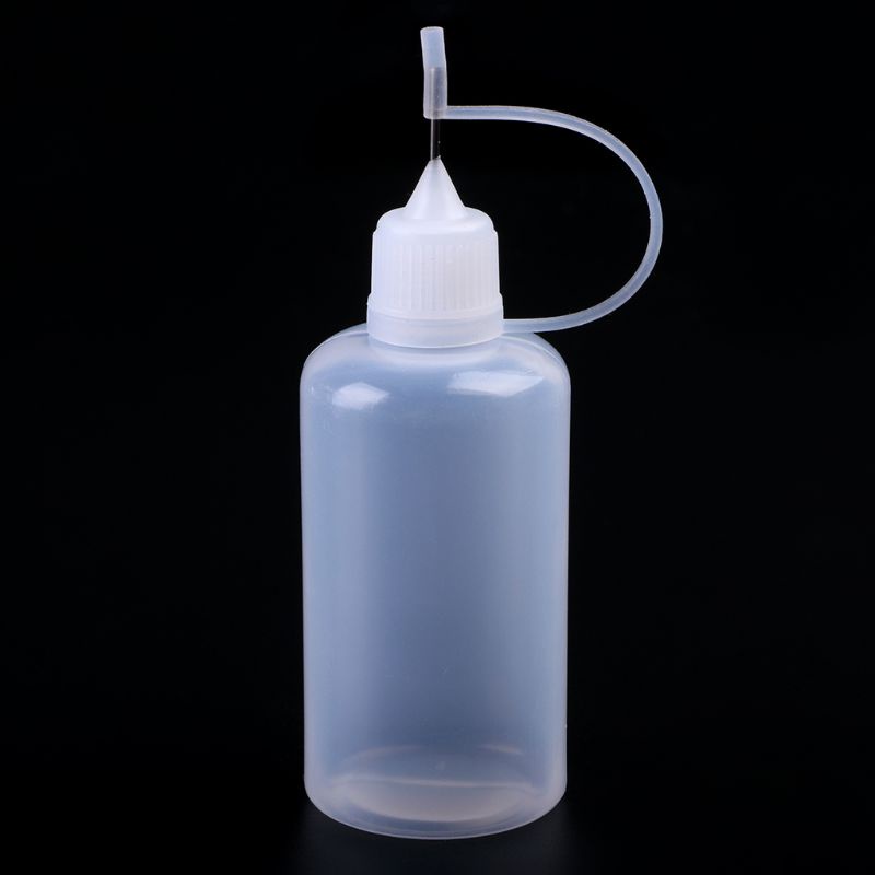 Ppy Chính Xác Đầu Kim Keo Chai Applicator Rỗng Applicator Keo Oiler Bóp Chai Giấy Quilling DIY Craft
