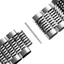 Dây Đeo Đồng Hồ Dạng Lưới Bằng Thép Không Gỉ 18mm 20mm 22mm 24mm
