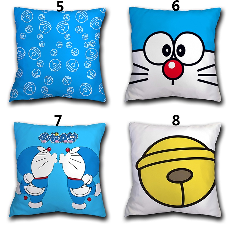 Áo gối vuông in hình Doraemon đáng yêu