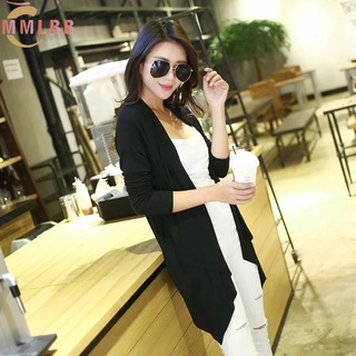 Áo Khoác cardigan cotton Dáng Dài Rộng Plus Size Thời Trang Mùa Hè 2023 Cho Nữ
