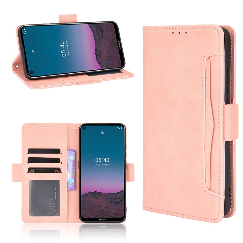 Bao Da Điện Thoại Pu Phối Silicon Tích Hợp Ví Cho Lg K42 K52 Q52 K62 K92 K53 Wing Stylo 7 Velvet 2 Pro 4g 5g Ốp