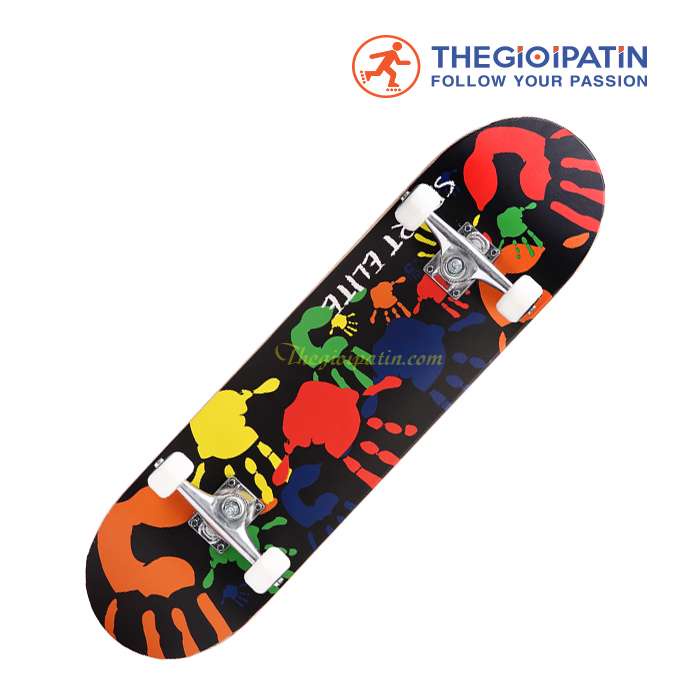 Ảnh Ván Trượt Cougar- Skateboard Cao Cấp MH3108-1 Họa Tiết Năng Động, Chất Kiệu Gỗ Ép 7 Lớp Cao Cấp 2
