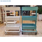 Kệ bỉm sữa Đa Năng 3-4 tầng, có Bánh Xe Đẩy LOẠI 1 (3 màu XANH - TRẮNG - ĐEN) - Gia Dụng Sài Gòn — ảnh 4
