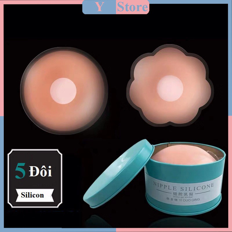Hộp 5 Đôi Dán Ti Silicon Chống Tụt 1401 | Shopee Việt Nam