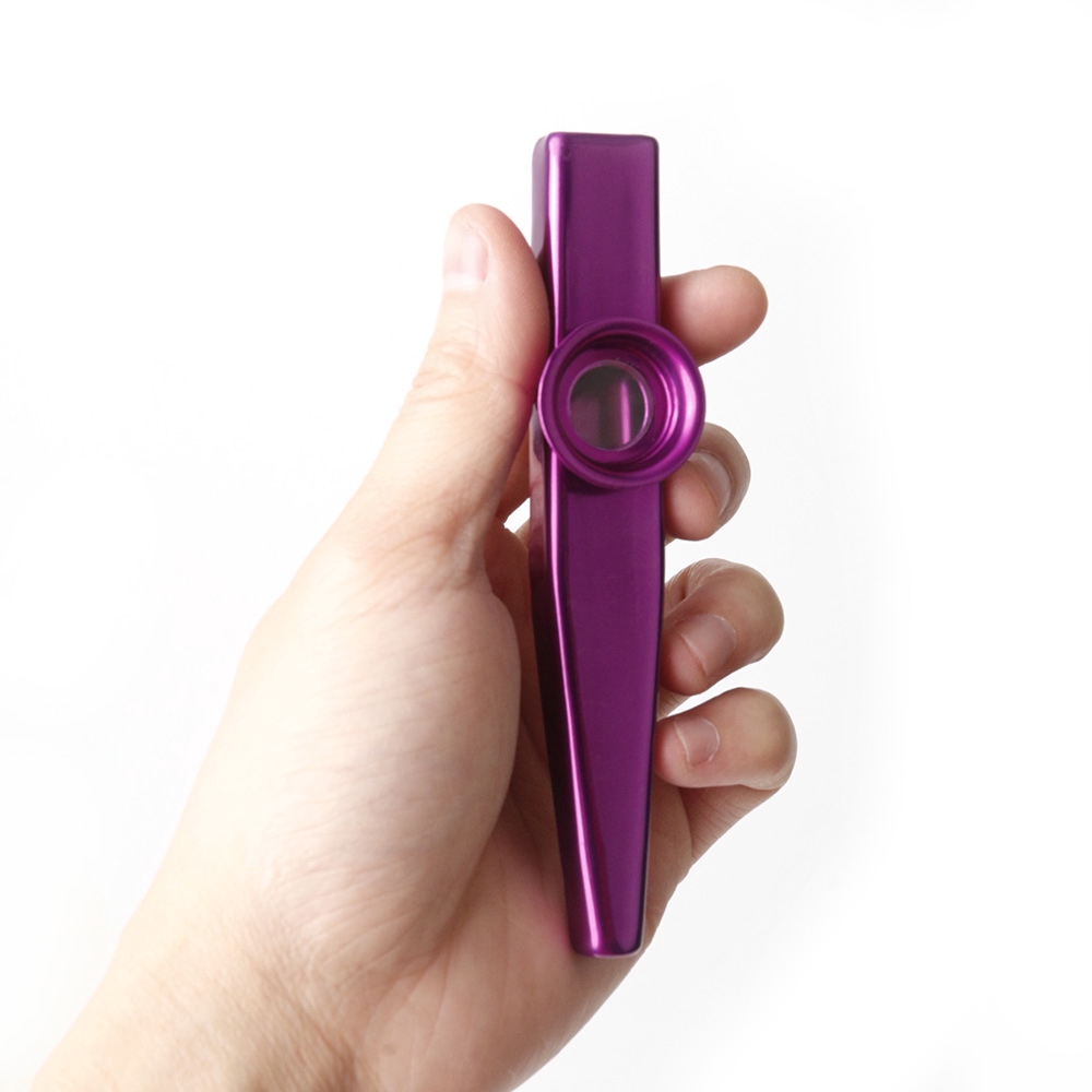 Còi Kazoo bằng kim loại cho bé tập chơi Công cụ âm nhạc Harmonica cho trẻ em Kazu Flute