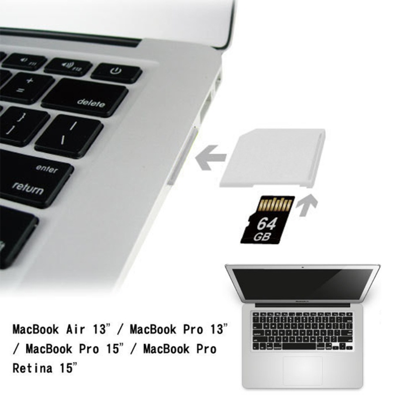 1PC Portable  TF To SD Card Memory Card Converter Adapter For  Air