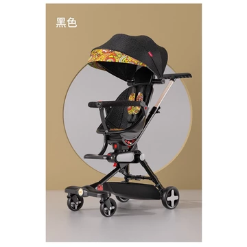 Xe đẩy trẻ em đi Bộ xe đẩy trẻ em ngồi hai chiều nhẹ gấp gọn một lần nhấp Xe đẩy trẻ em Xe đẩy trẻ em gấp gọn K5/Xe đẩy