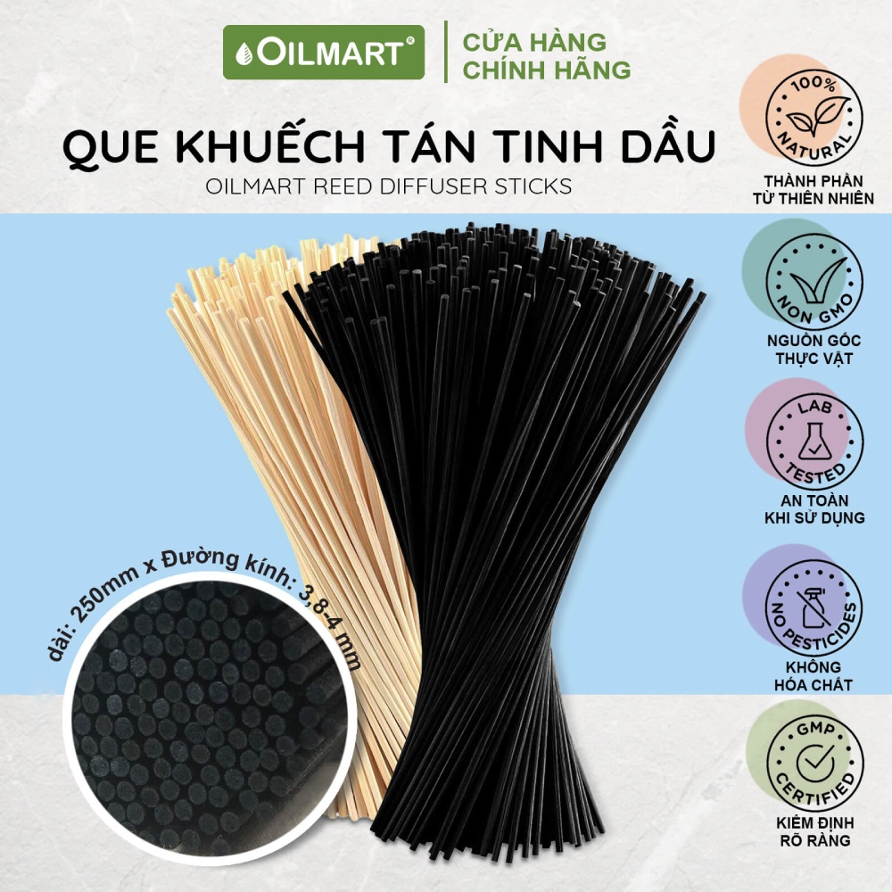 Ảnh Que Mây Khuếch Tán Tinh Dầu Oilmart Giúp Khử Mùi, Tỏa Hương Xa 3