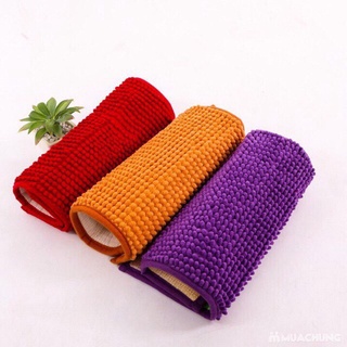 Thảm lau chân san hô đinh to siêu thấm,mềm mịn chống trơn trượt an toàn { H }