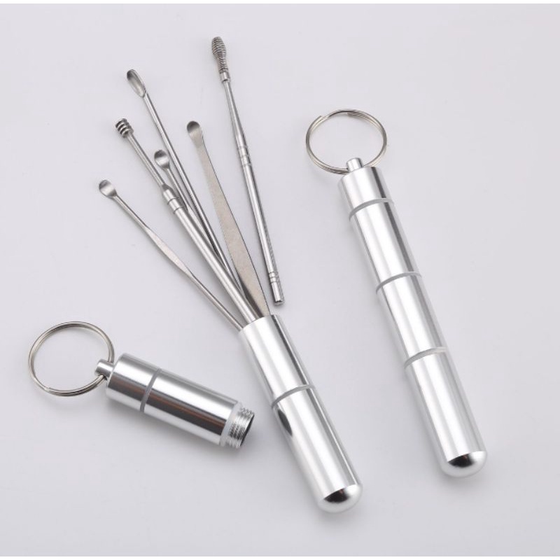 Bộ 6 Cây Lấy Ráy Tai Inox Cao Cấp Thông Minh | Shopee Việt Nam