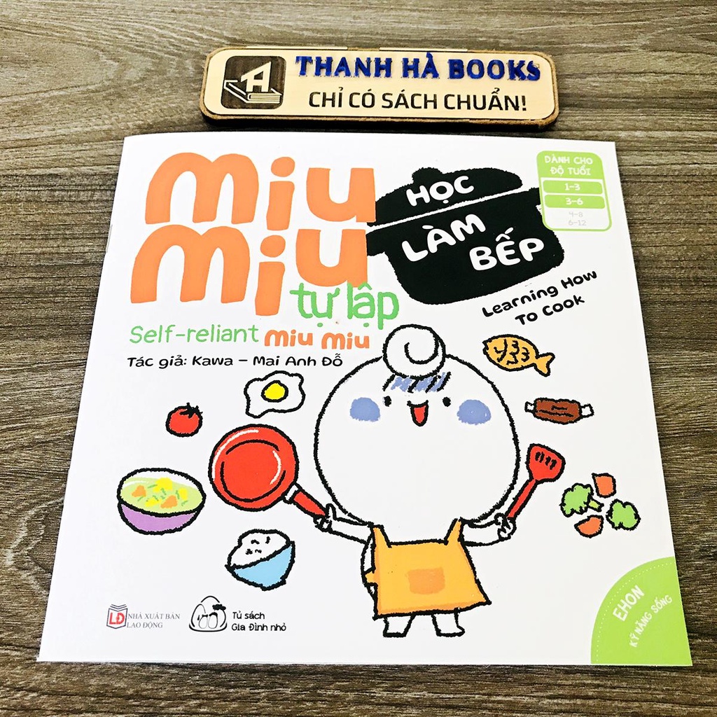 Mô tả Sách - Ehon Kĩ Năng Sống - Miu Miu Tự Lập - Phần 2 - Song ngữ Việt-Anh (Dành cho bé từ 1-6 tuổi) (Lẻ tùy chọn) - 4