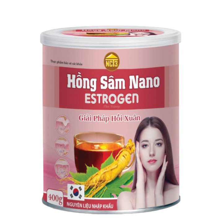 Sữa Bột Hồng Sâm Nano Estrogen Giải Pháp Hồi Xuân- Giúp Giảm Nám, Sạm ...