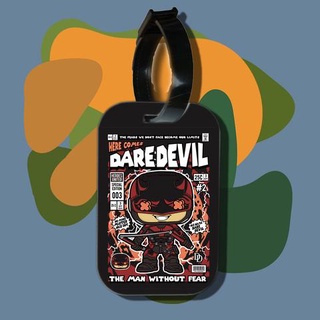 Thẻ hành lý cho túi xách balo du lịch in hình pop culture cartoon series - daredevil (nhiều màu)