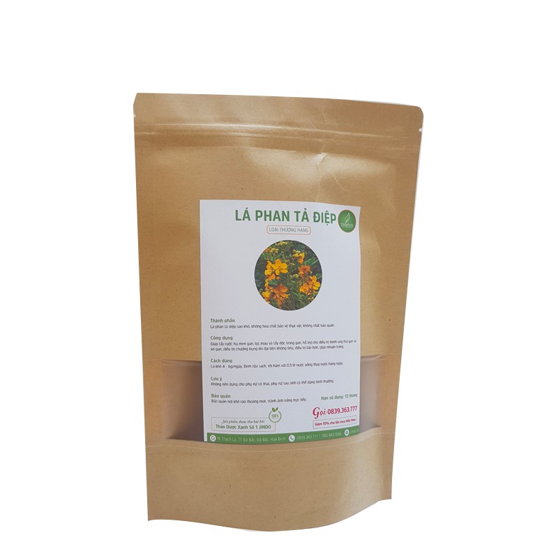 Lá phan tả diệp sấy khô thượng hạng JINDO 200gram