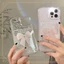 Ốp Điện Thoại Kim Tuyến Nước Họa Tiết Nơ Dành Cho iPhone 13 12 11 Pro Max X XR XS Max