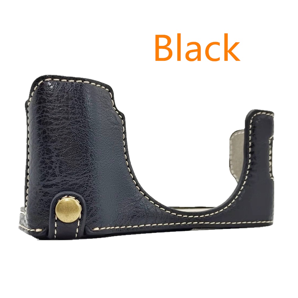 X100V PU Camera Bag Half Base Body Case Cover Shell for Fujifilm X100V Camera Shopee Việt Nam