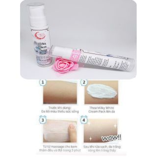 Kem Milky Dress Cream Pack Moon Ship Handmade