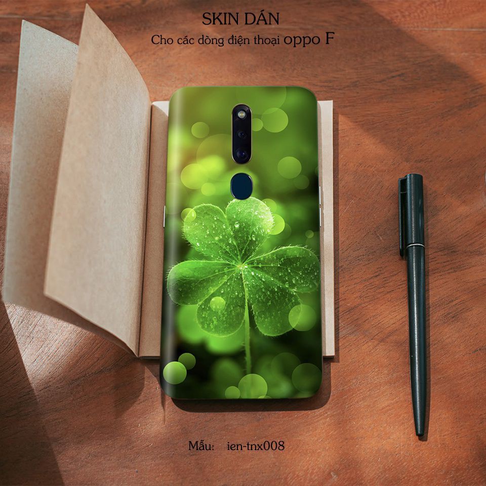 Miếng dán skin cho các dòng điện thoại Oppo F7 - F9 - F11 - F1Pro - F1s in hình đa dạng theo yêu cầu