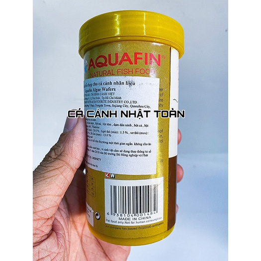 THỨC ĂN CHO CÁ TẦNG ĐÁY, LAU KÍNH AQUAFIN 11 ALGAE WAFERS 95G