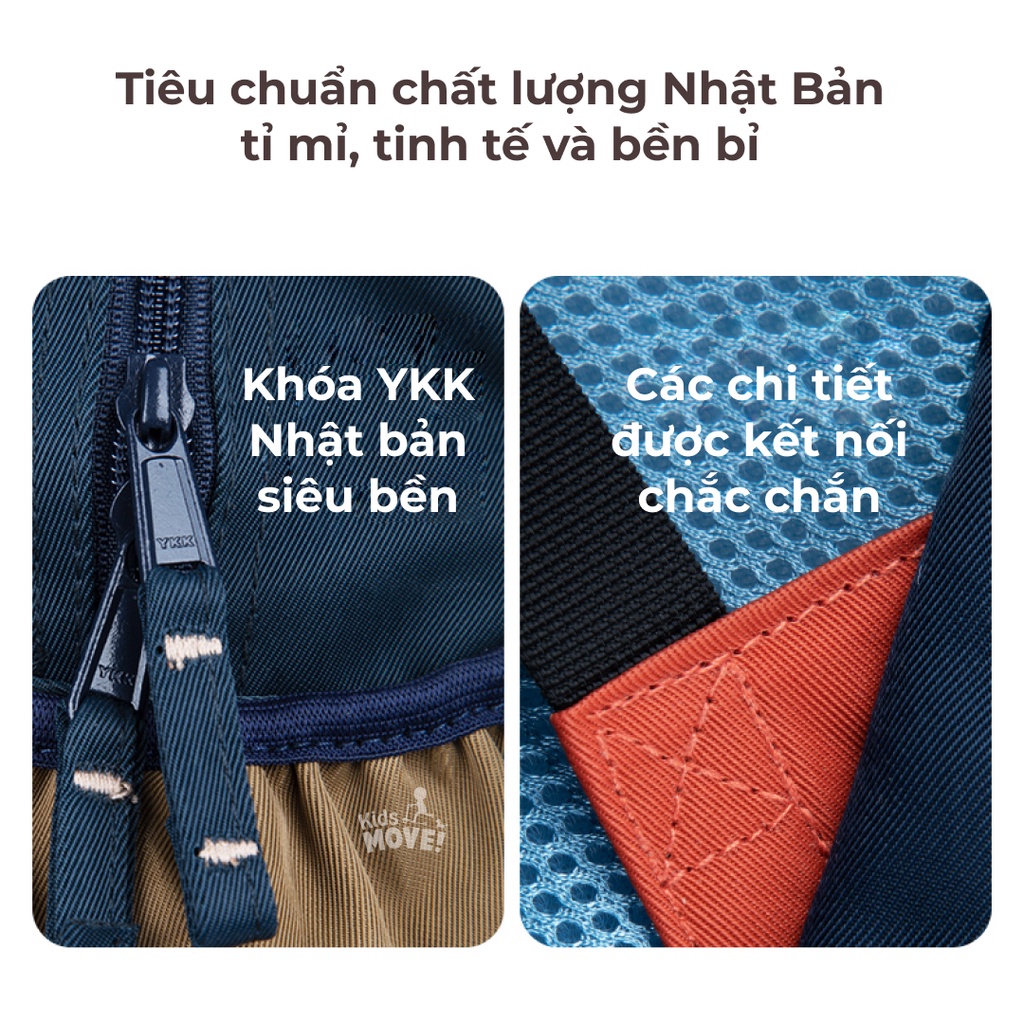 Ảnh Balo đi học trẻ em Shukiku Nhật Bản bằng vải chống nước, siêu nhẹ, nhiều màu cho bé trai, bé gái, mẫu giáo, tiểu học 2