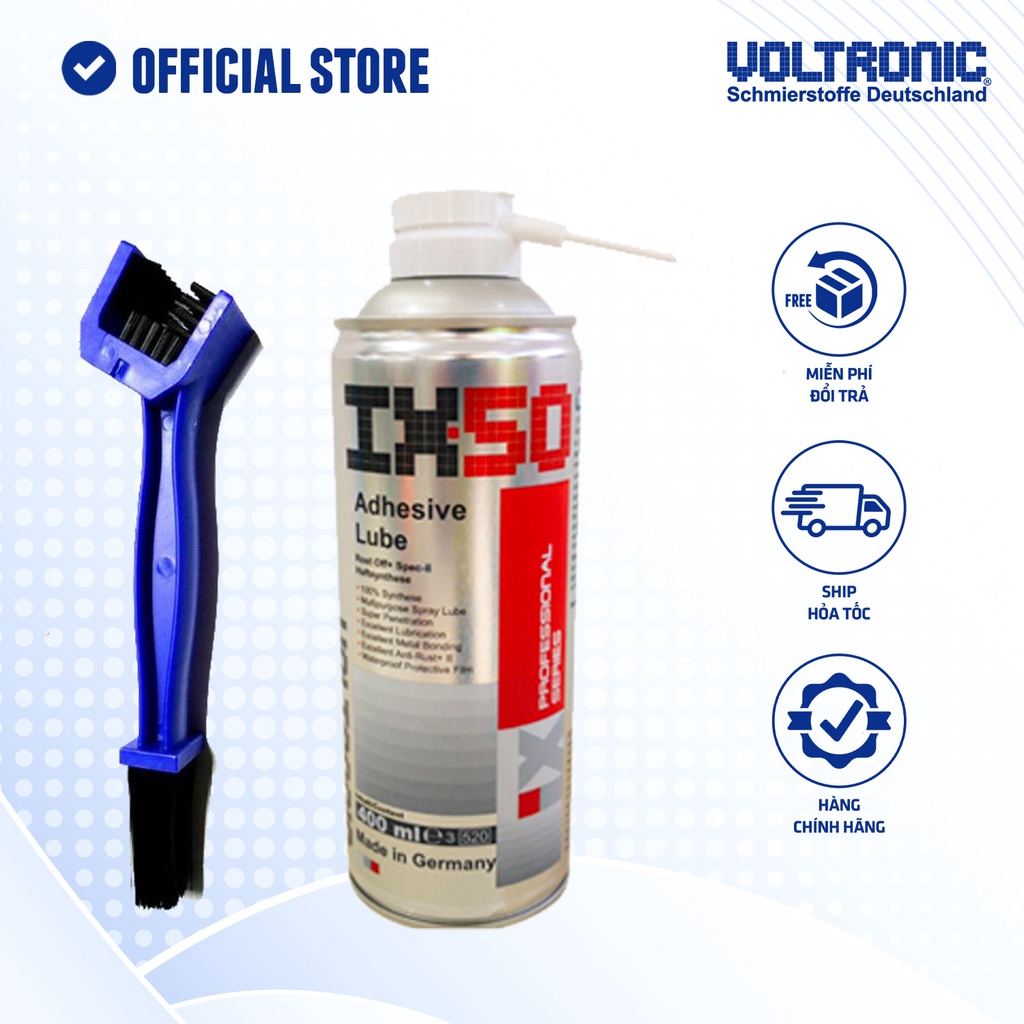 Ảnh Xịt dưỡng sên chống văng cao cấp nhập khẩu đức VOLTRONIC ix50 lube chain 2