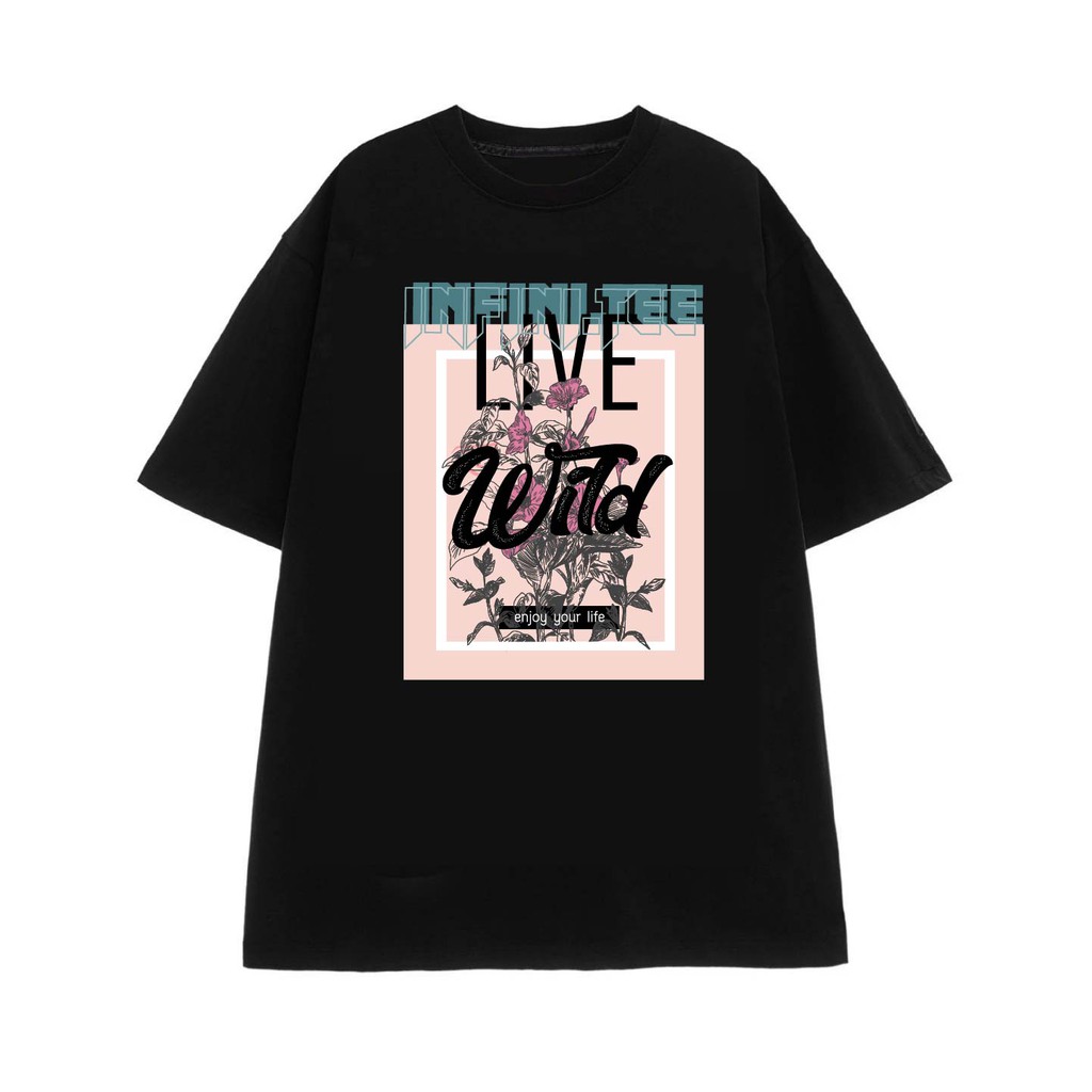Áo thun INFINITEE Fni0245, Thun 100% Cotton - form rộng Unisex.
